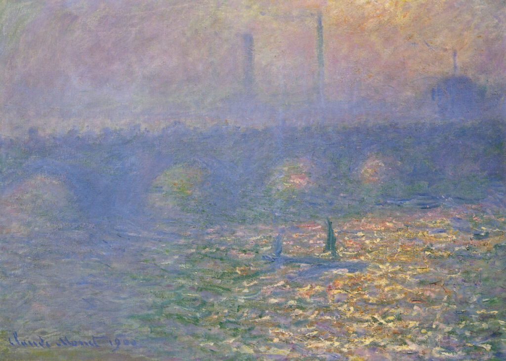 Waterloo Bridge, London (1900) - Claude Monet Tablo