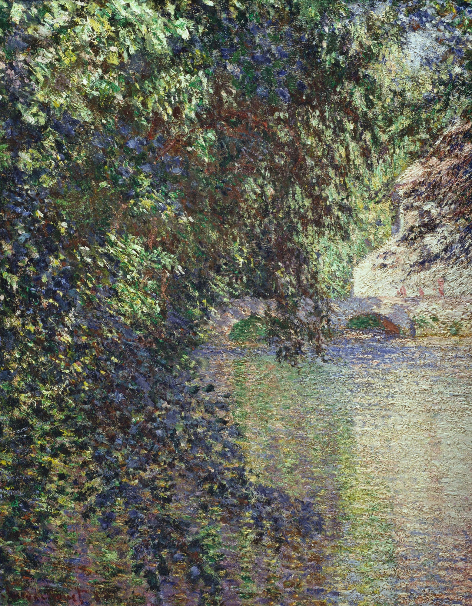 Watermill at Limetz (1888) - Claude Monet Tablo