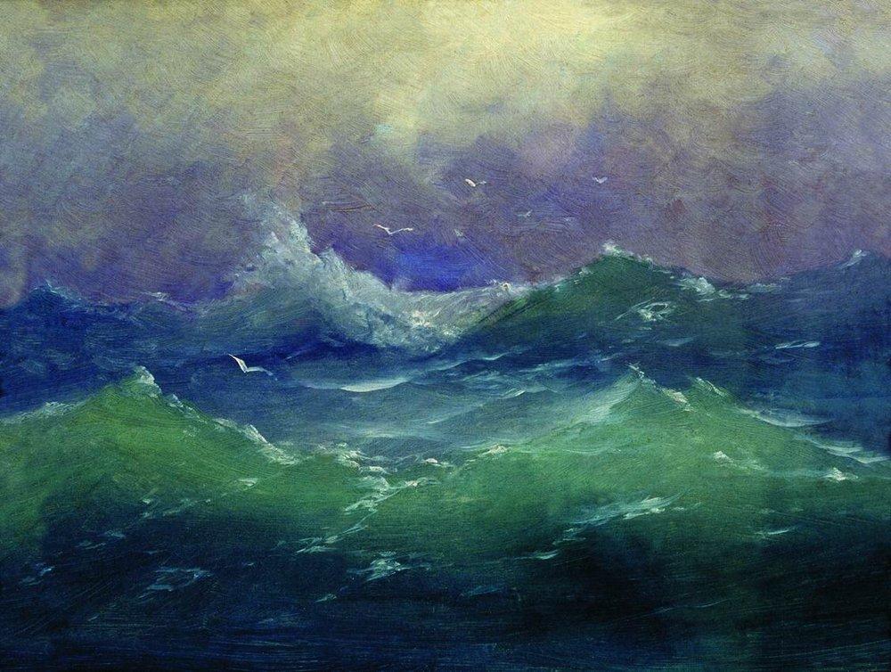 Waves - Arkhip Kuindzhi Tablo