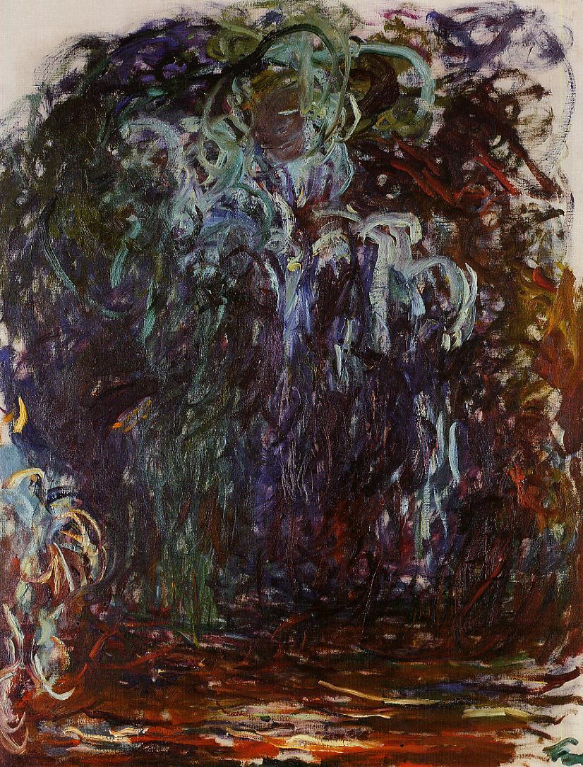 Weeping Willow (1921) - Claude Monet Tablo