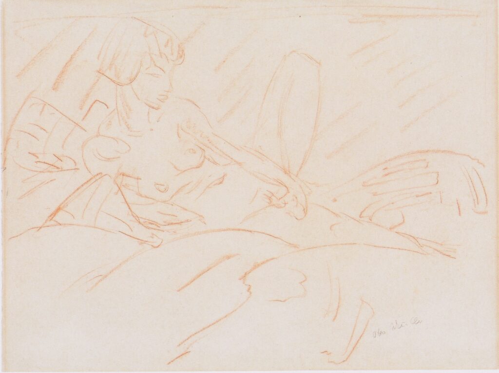 Weiblicher Akt (1923) - Otto Mueller Tablo