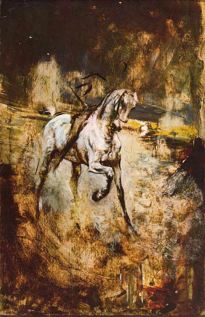 White Horse (1883) – Giovanni Boldini Tablo
