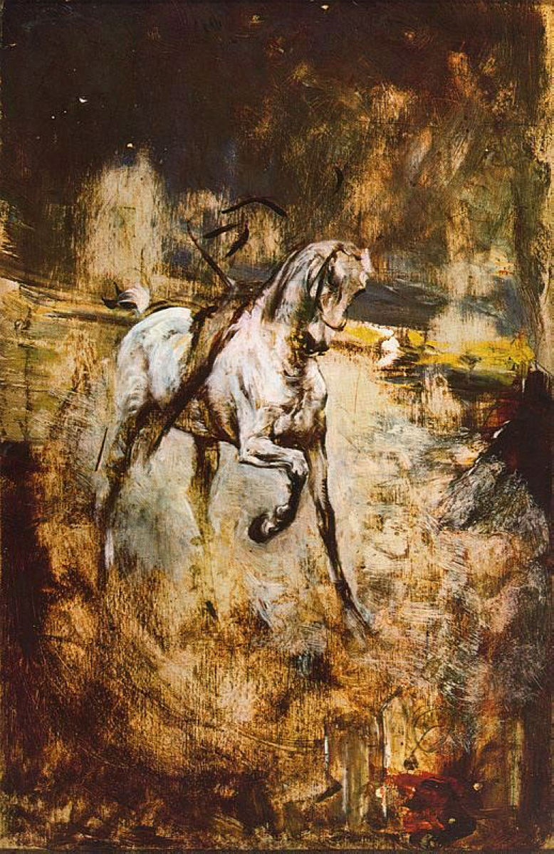 White Horse (1883) - Giovanni Boldini Tablo