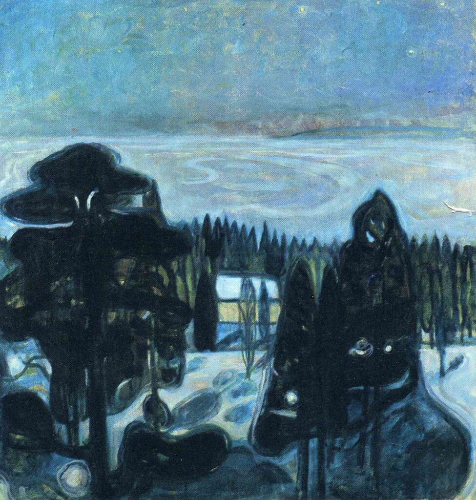 White Night (1901) - Edvard Munch Tablo