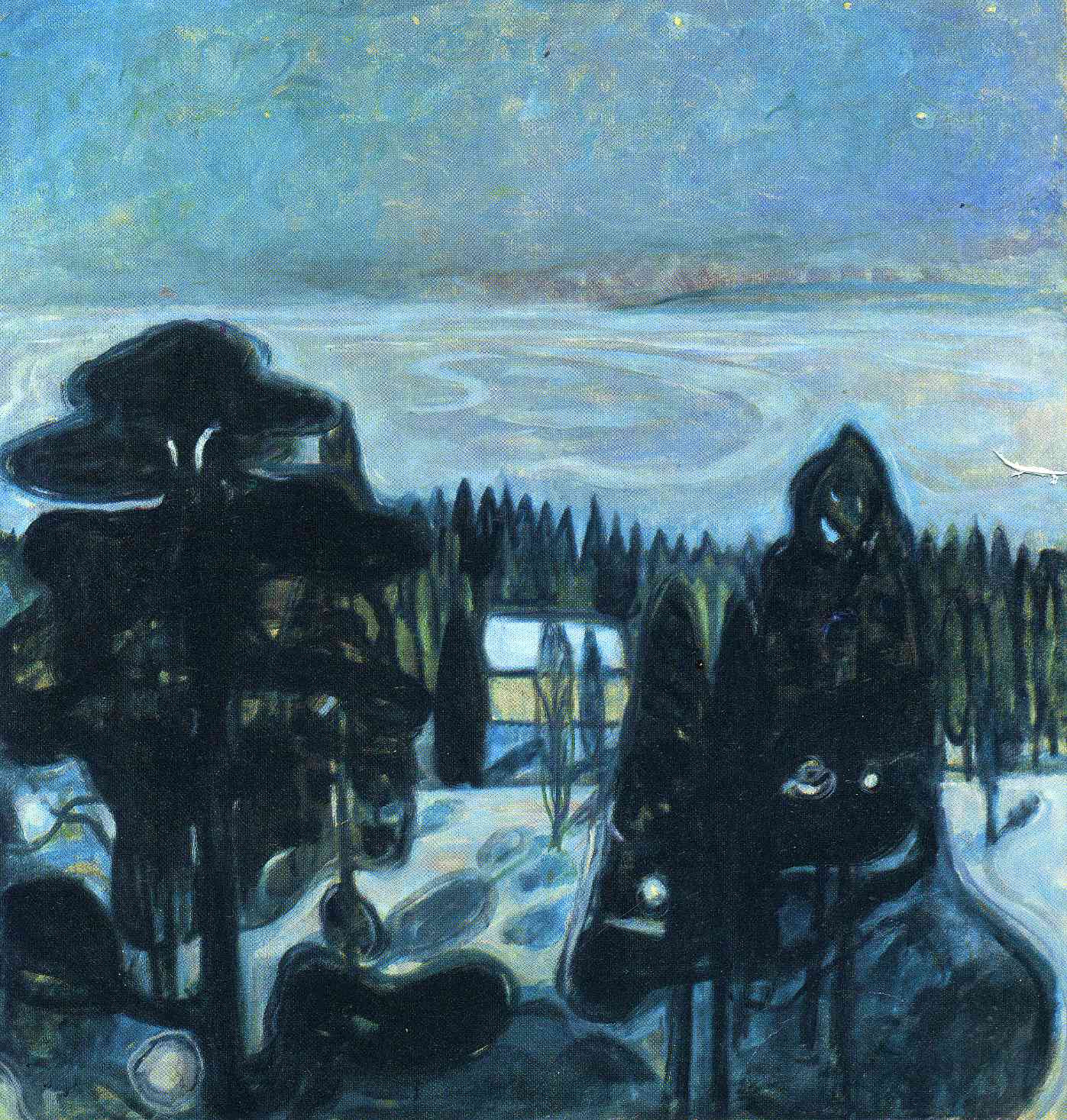 White Night (1901) - Edvard Munch Tablo