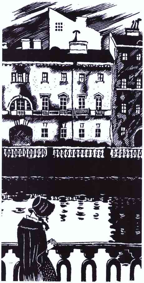 White Nights (1922) - Mstislav Dobuzhinsky Tablo