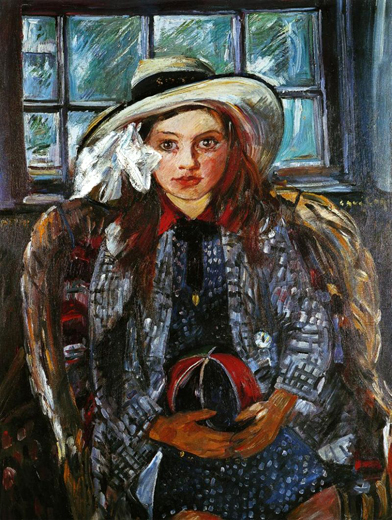Wilhelmine with a Ball (1915) - Lovis Corinth Tablo