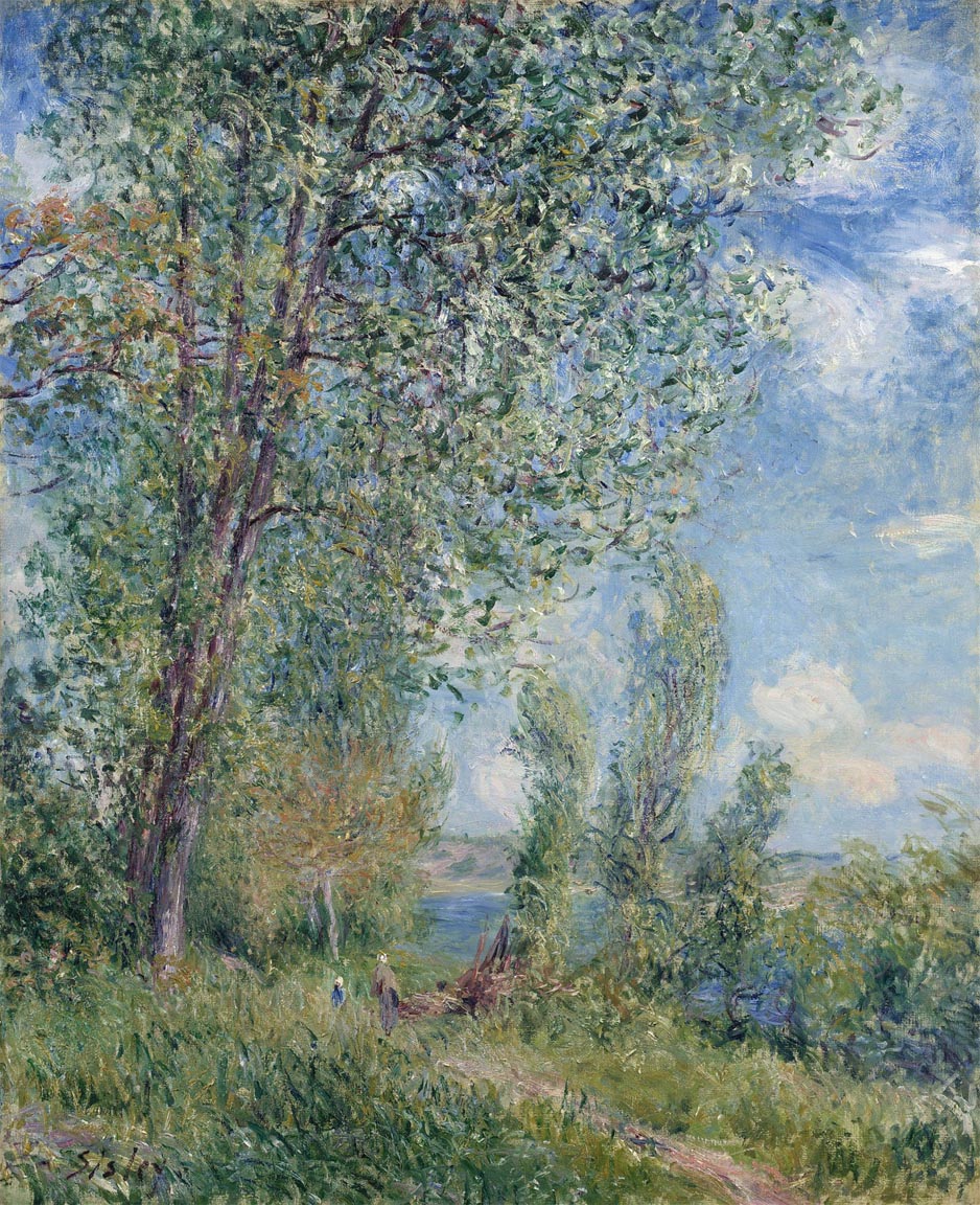 Windy Afternoon in May (1880) - Alfred Sisley Tablo