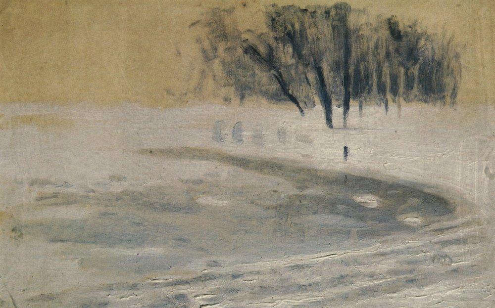 Winter (1895) - Arkhip Kuindzhi Tablo