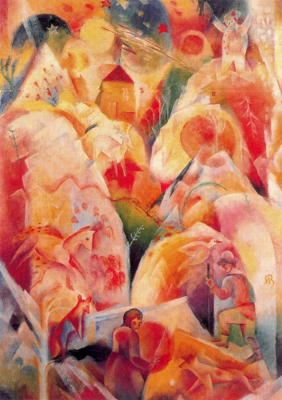 Winter - Albert Bloch Tablo