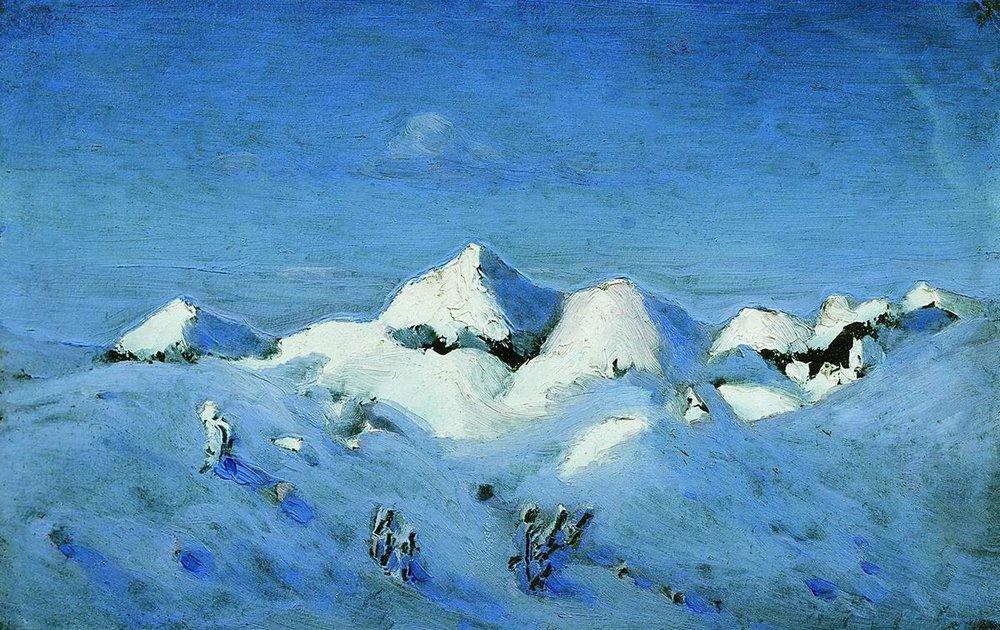 Winter - Arkhip Kuindzhi Tablo