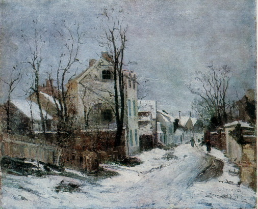 Winter at Barbizon (1881) - Ion Andreescu Tablo