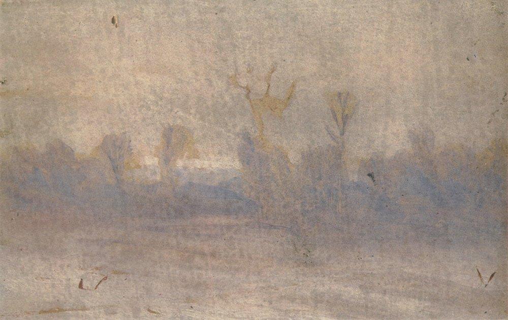 Winter. Fog (1895) - Arkhip Kuindzhi Tablo