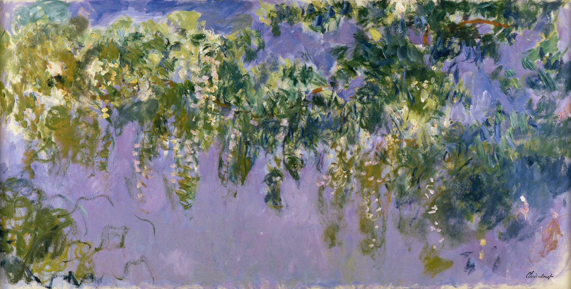Wisteria (1917) - Claude Monet Tablo