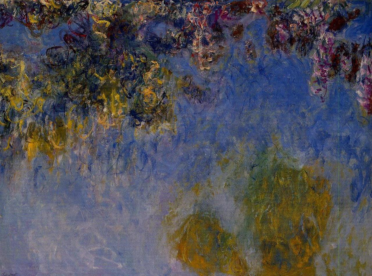 Wisteria (1919) - Claude Monet Tablo