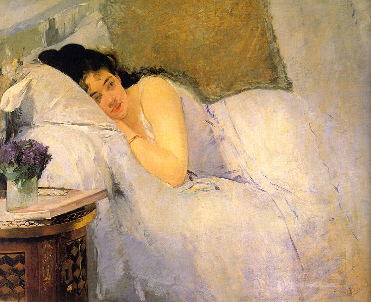 Woman Awakening (1876) - Eva Gonzalès Tablo