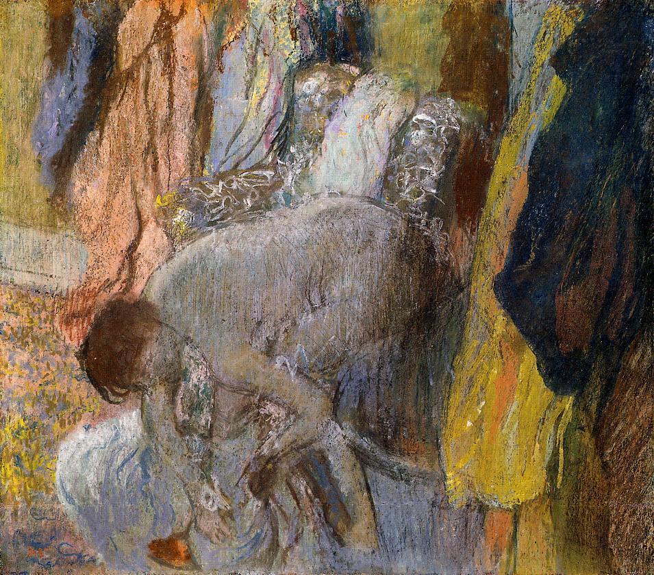 Woman Washing Her Feet (1893) - Edgar Degas Tablo