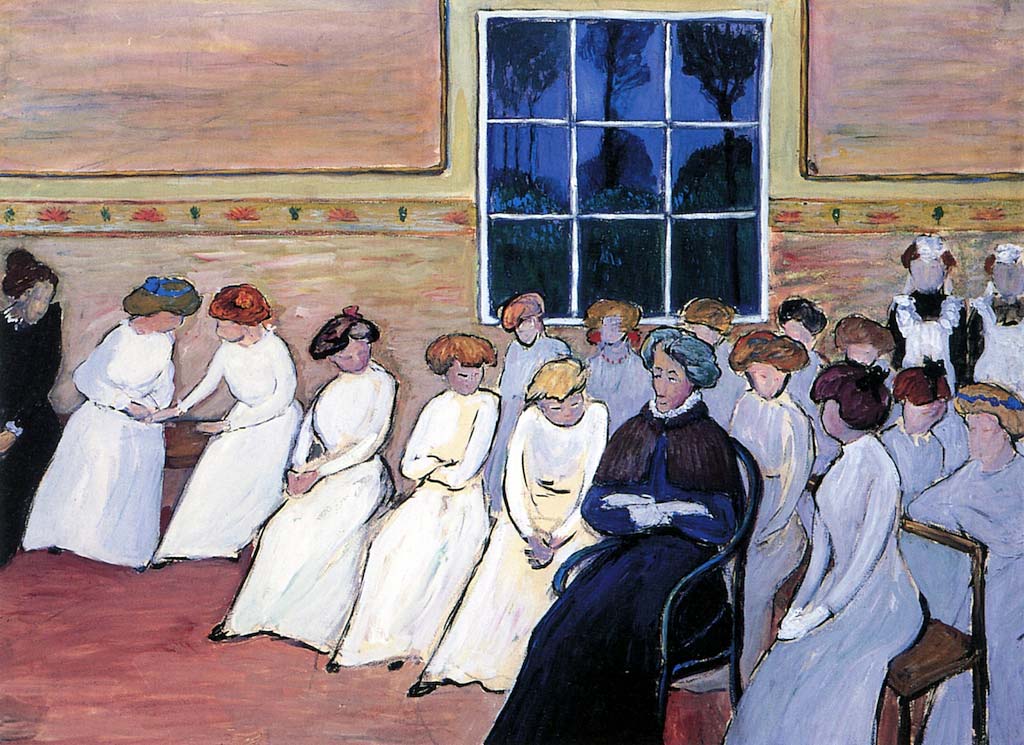 Women's boarding house (1907) - Marianne von Werefkin Tablo