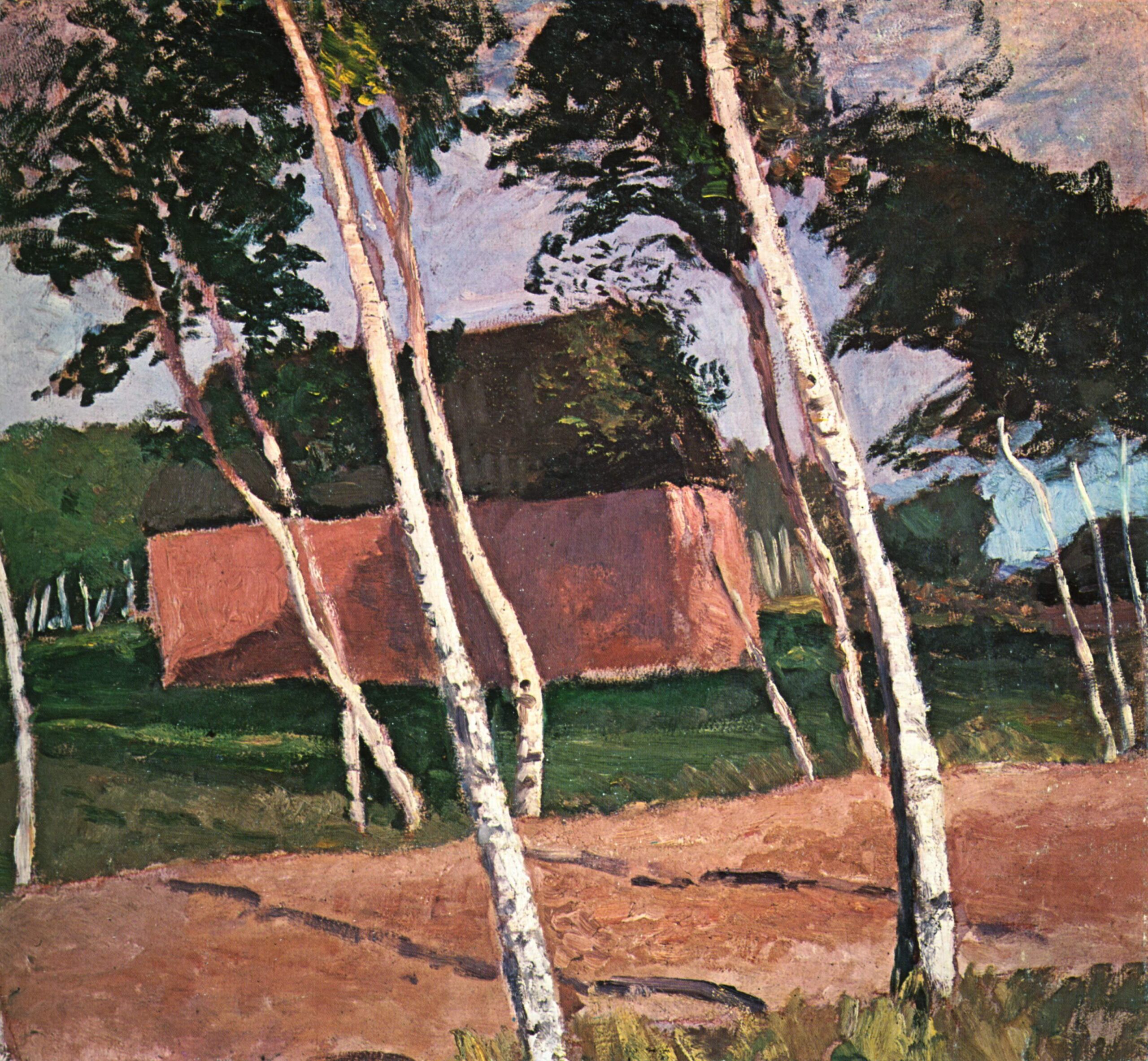 Worpsweder Landscape (1908) - Paula Modersohn-Becker Tablo