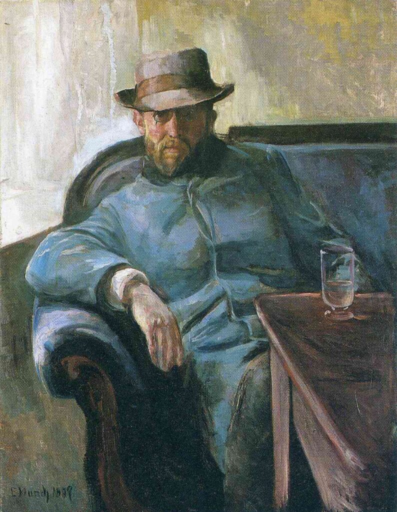Writer Hans Jaeger (1889) - Edvard Munch Tablo