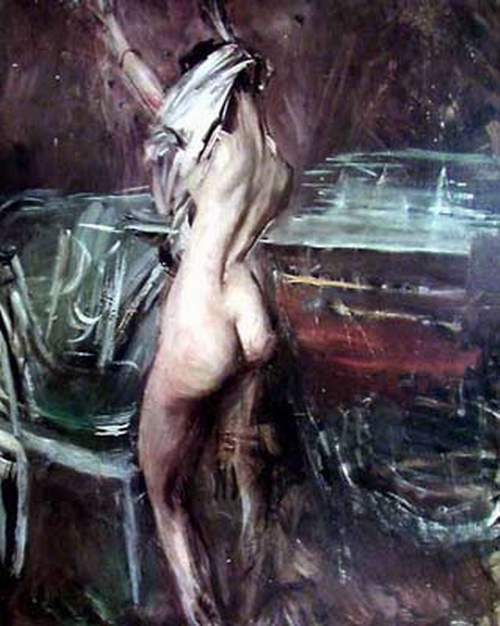 Young Dark Lady - Giovanni Boldini Tablo