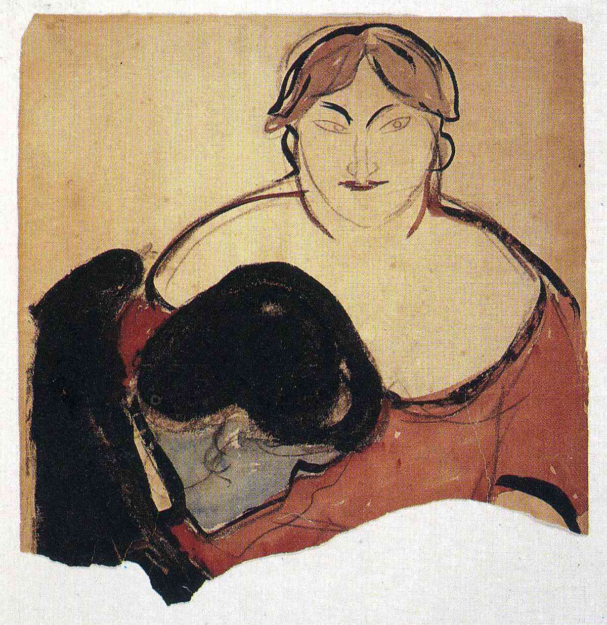 Young Man and Prostitute (1893) - Edvard Munch Tablo