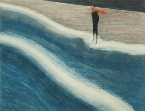 Young Man with Red Scarf (1908) - Léon Spilliaert Tablo
