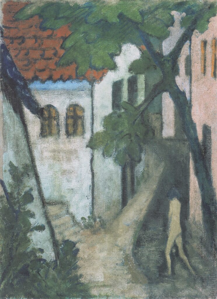 Zigeunerkind Im Dorf (1929) - Otto Mueller Tablo