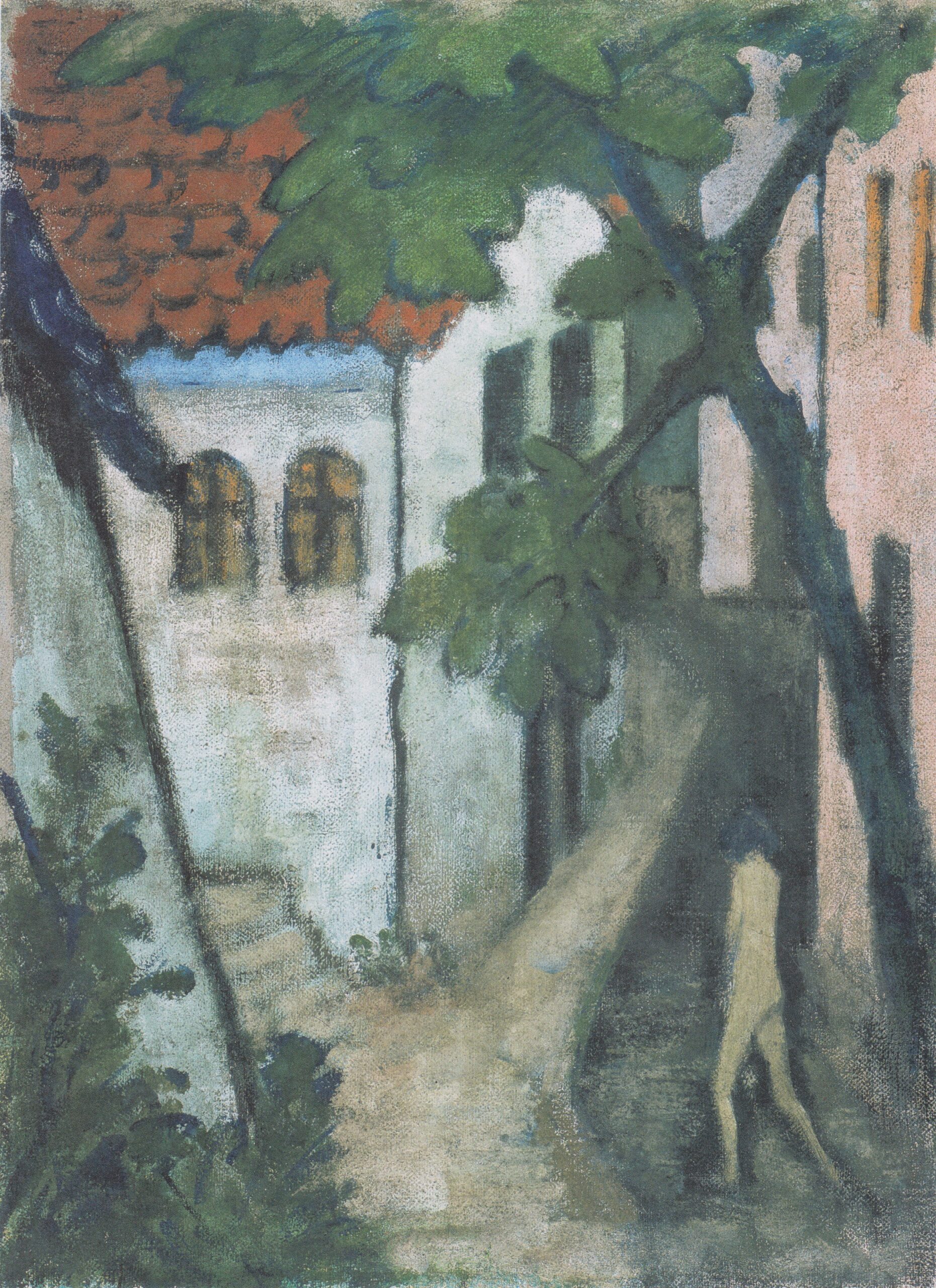 Zigeunerkind Im Dorf (1929) - Otto Mueller Tablo