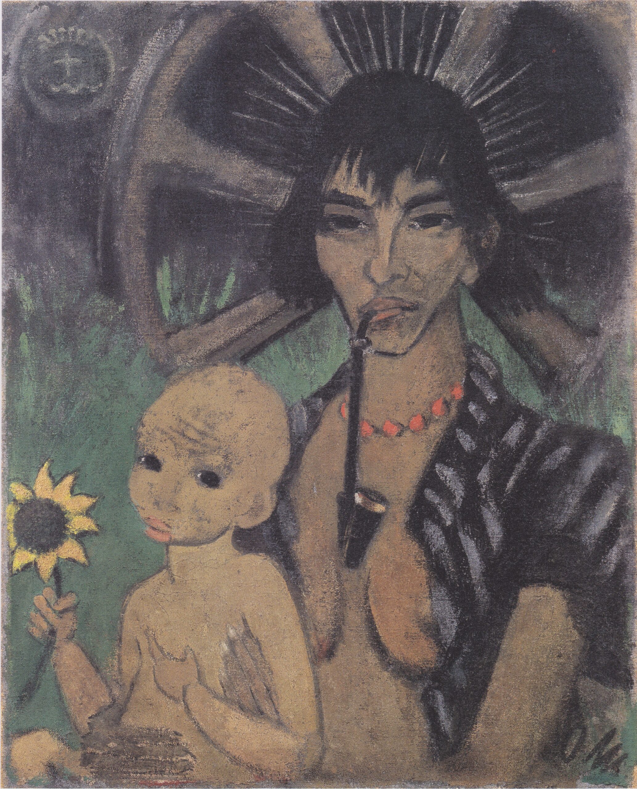 Zigeunermadonna (1926) - Otto Mueller Tablo