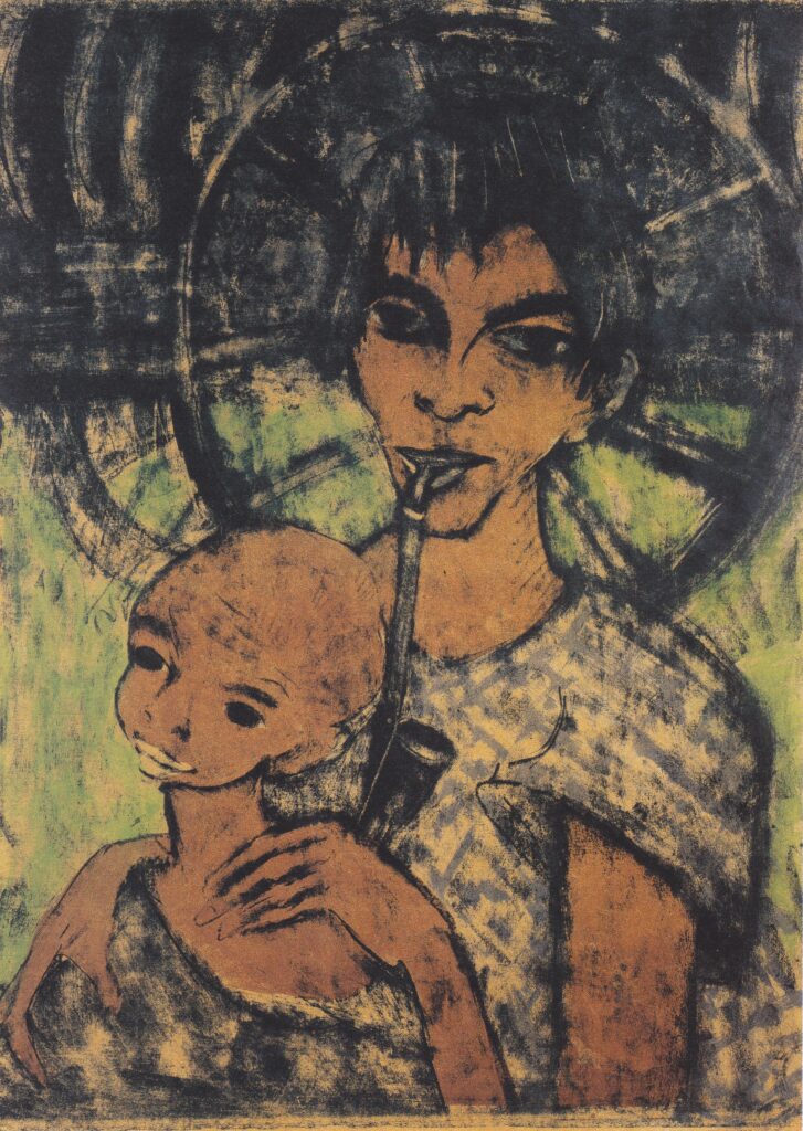 Zigeunermadonna - Otto Mueller Tablo