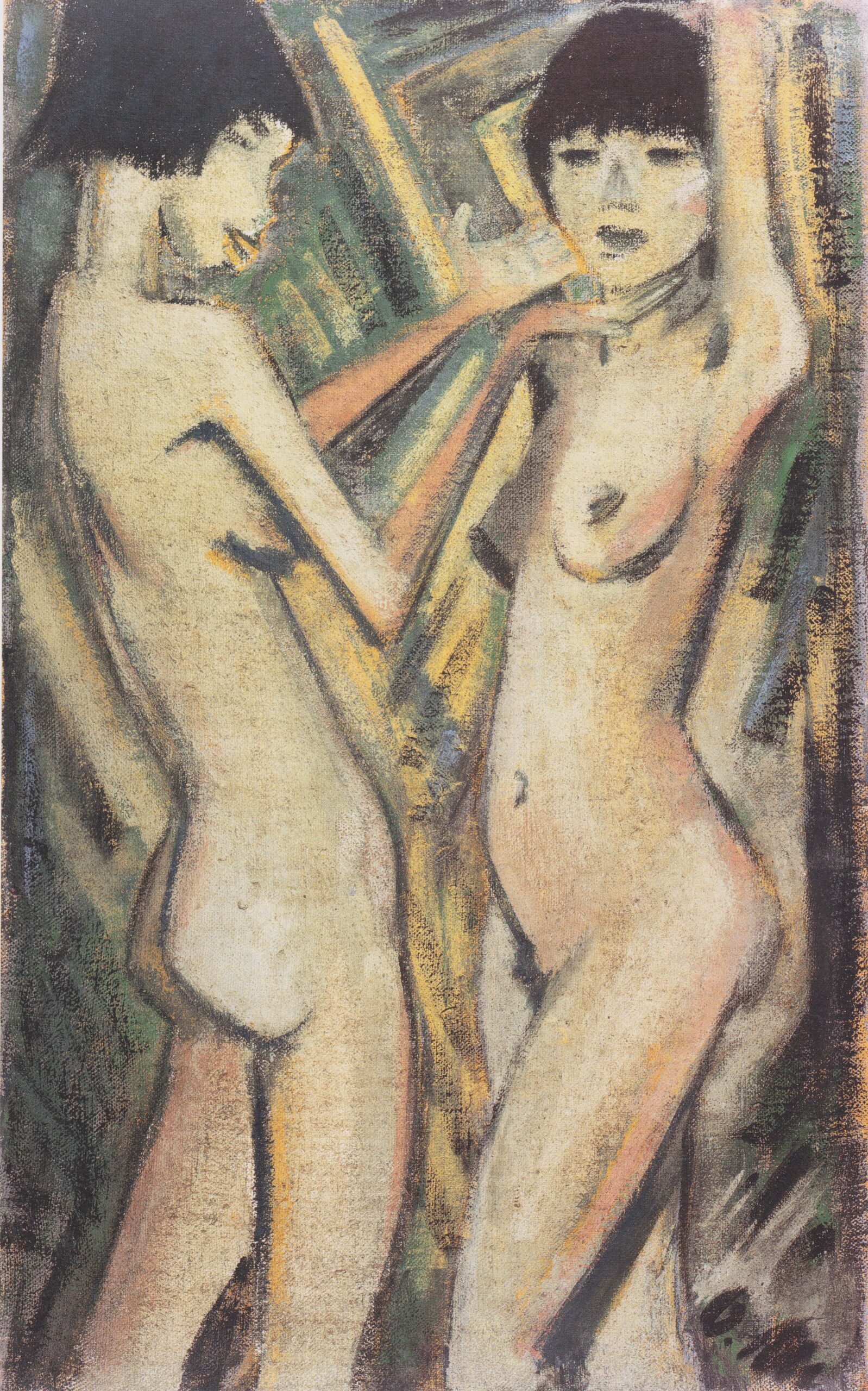 Zwei Mädchen (1920) - Otto Mueller Tablo