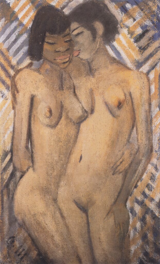 Zwei Negermädchen (1928) - Otto Mueller Tablo