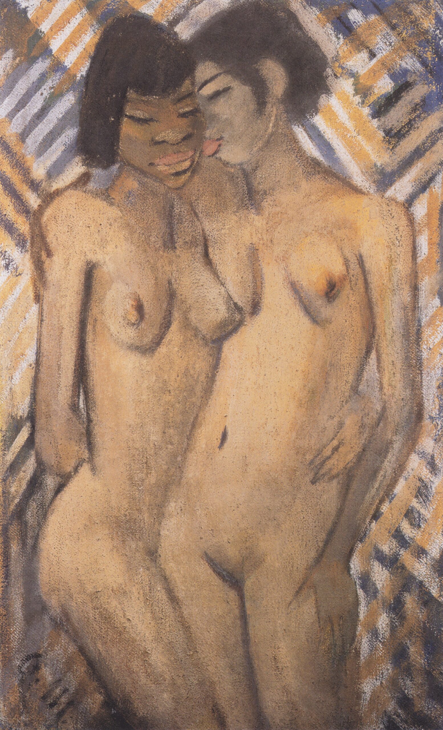 Zwei Negermädchen (1928) - Otto Mueller Tablo