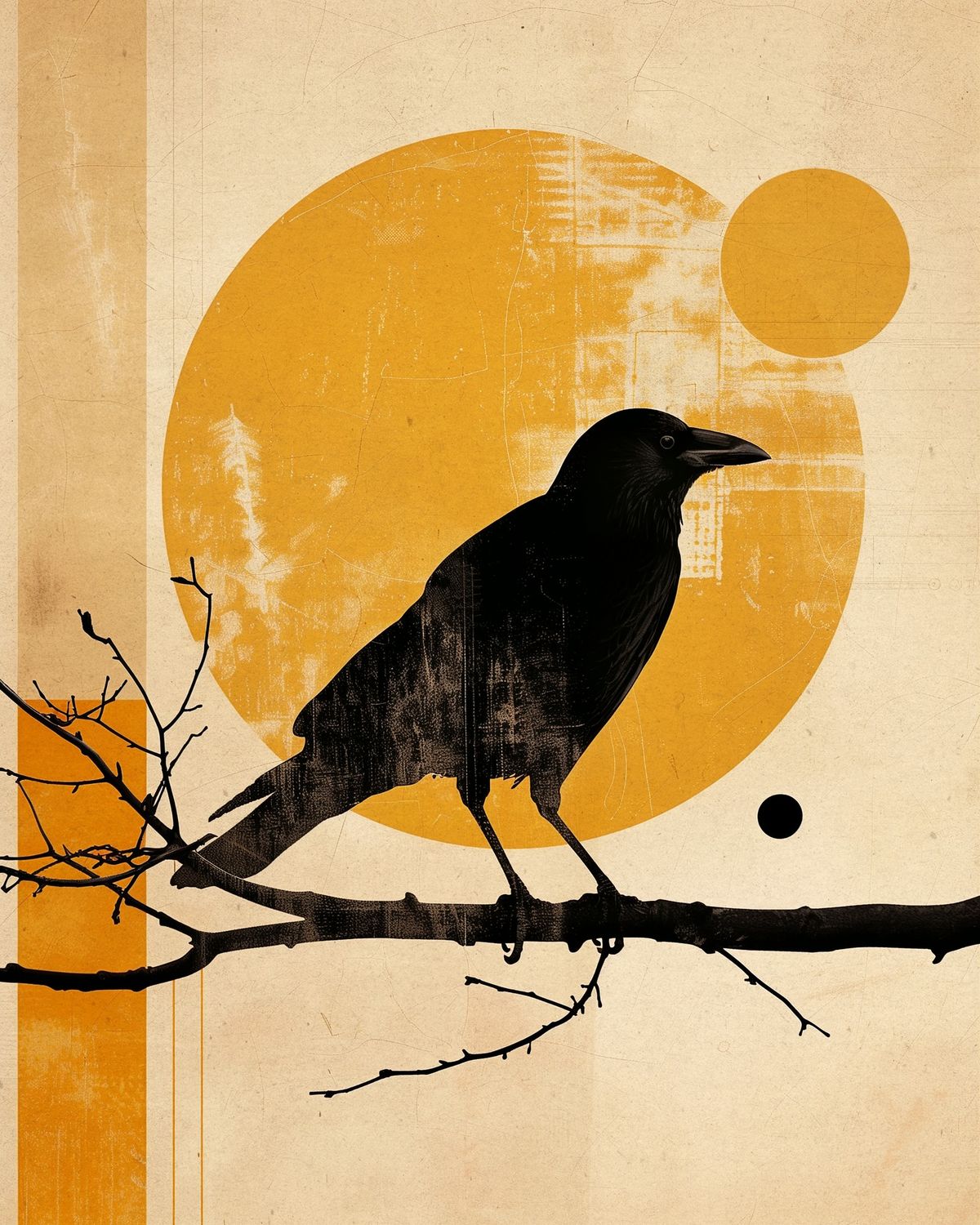Altın Dairede Karga Tablo