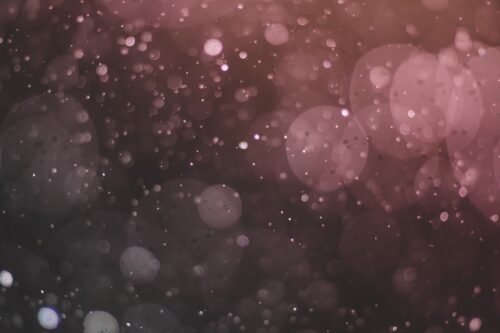 Bordo Tonlarda Bokeh Işıkları Tablo