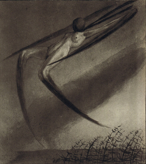 jede nacht besucht uns ein traum (1900) - Alfred Kubin Tablo