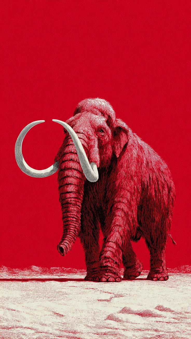 Kırmızı Mamut Tablo