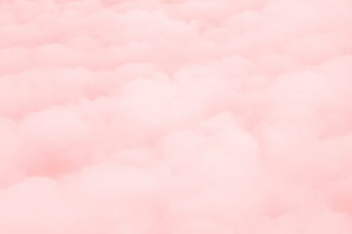 Pembe Bulut Dokusu Pastel Tablo