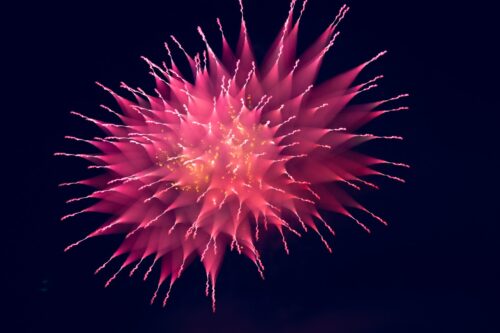 Pembe Havai Fişek Tablo