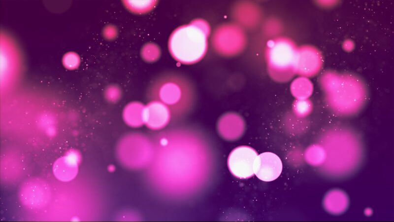 Pembe Mor Bokeh Işıkları Tablo - kanvas ve cam tablo | Dekolata