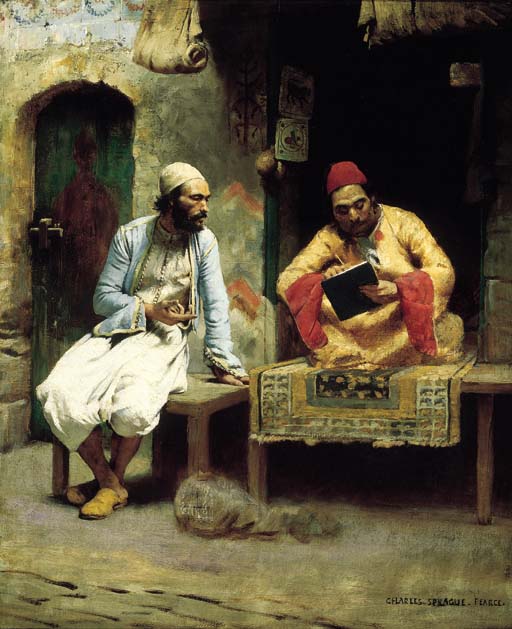 the Letter (1875) - Charles Sprague Pearce Tablo