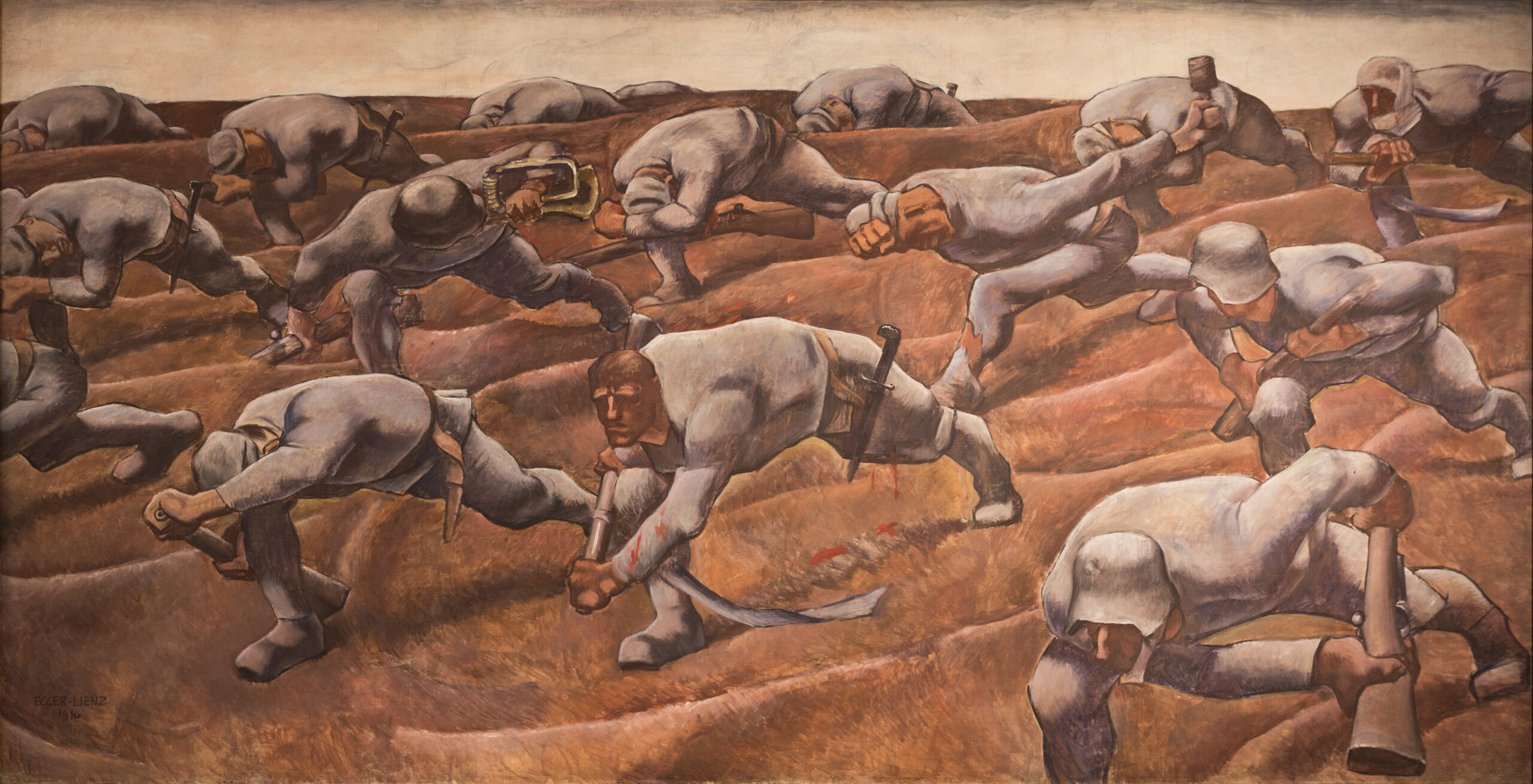 the Nameless (1916) - Albin Egger-Lienz Tablo