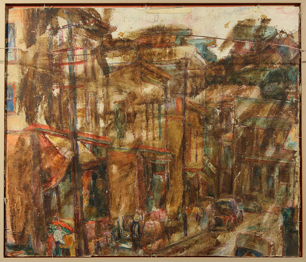 unfinished painting - Abraham Manievich Tablo