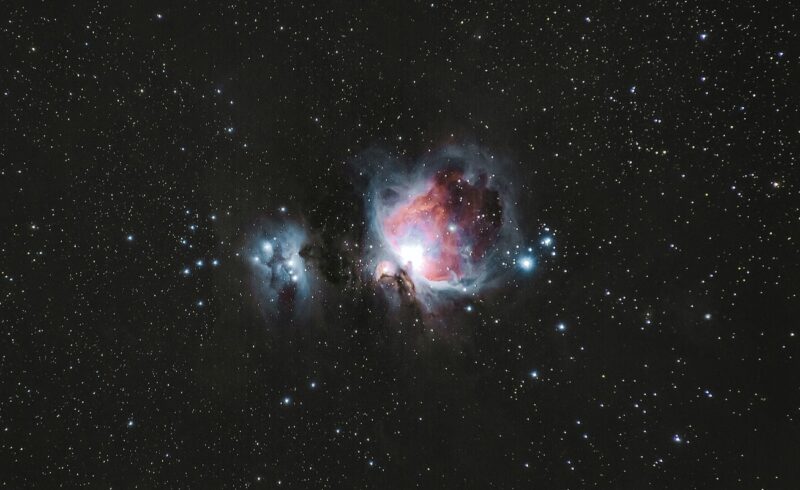 Yıldızlı Gökyüzü ve Nebula Tablo - kanvas ve cam tablo | Dekolata