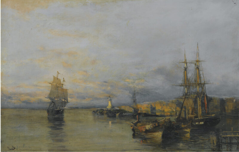 Along the coast - Konstantinos Volanakis Tablo