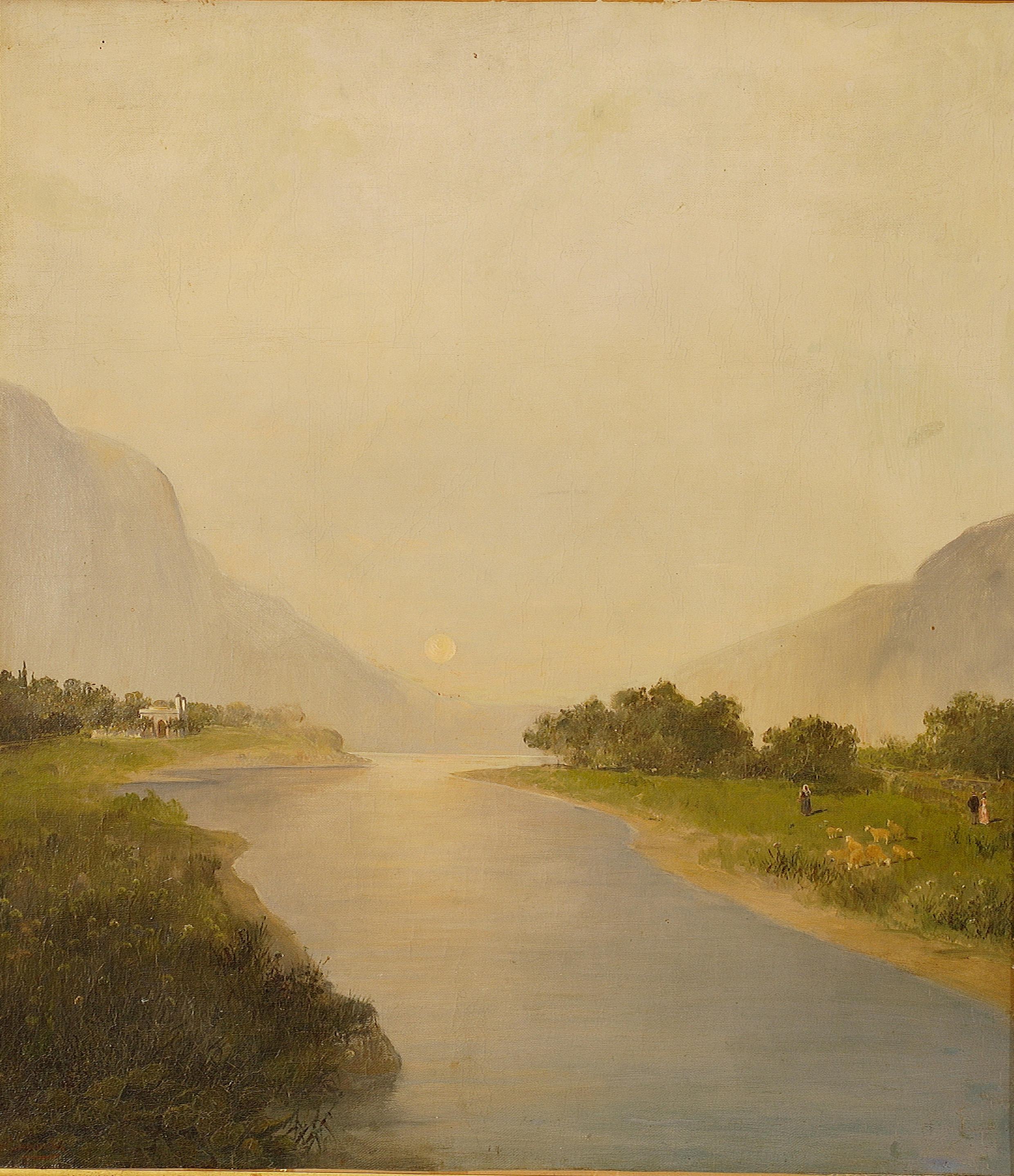 Before dusk - Konstantinos Volanakis Tablo