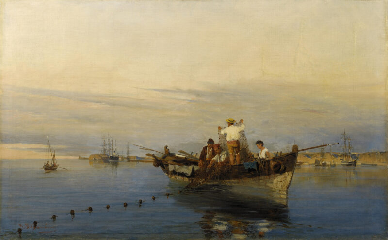 Casting the nets - Konstantinos Volanakis Tablo