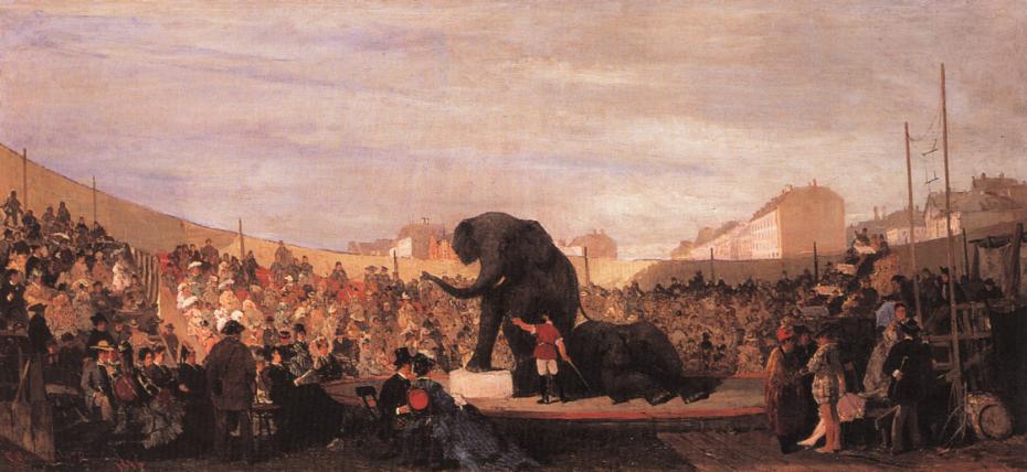 Festival in Munich (1876) - Konstantinos Volanakis Tablo