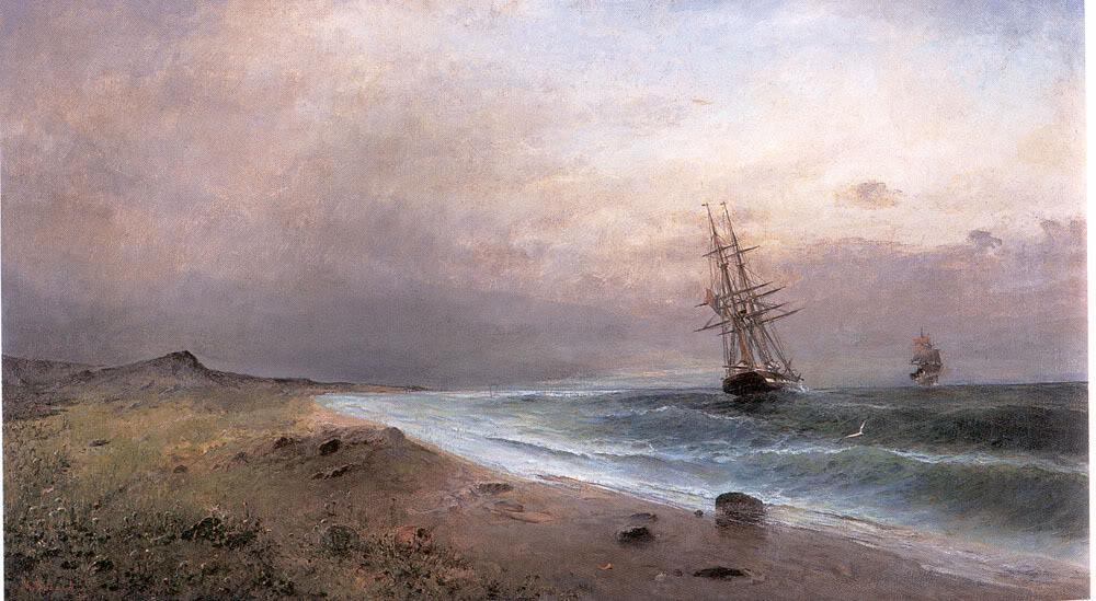 Sailing ships - Konstantinos Volanakis Tablo
